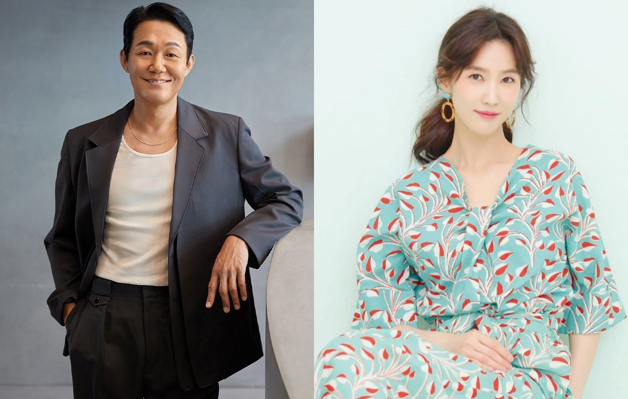 배우 박성웅(왼쪽)과 이수경. 매니지먼트 런, 코리아매니지먼트그룹(KMG)