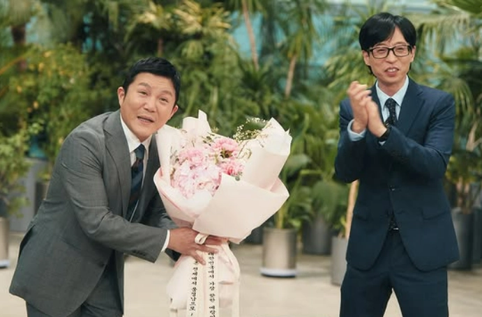 방송인 조세호(왼쪽)와 유재석. tvN ‘유 퀴즈 온 더 블럭’ 인스타그램 캡처