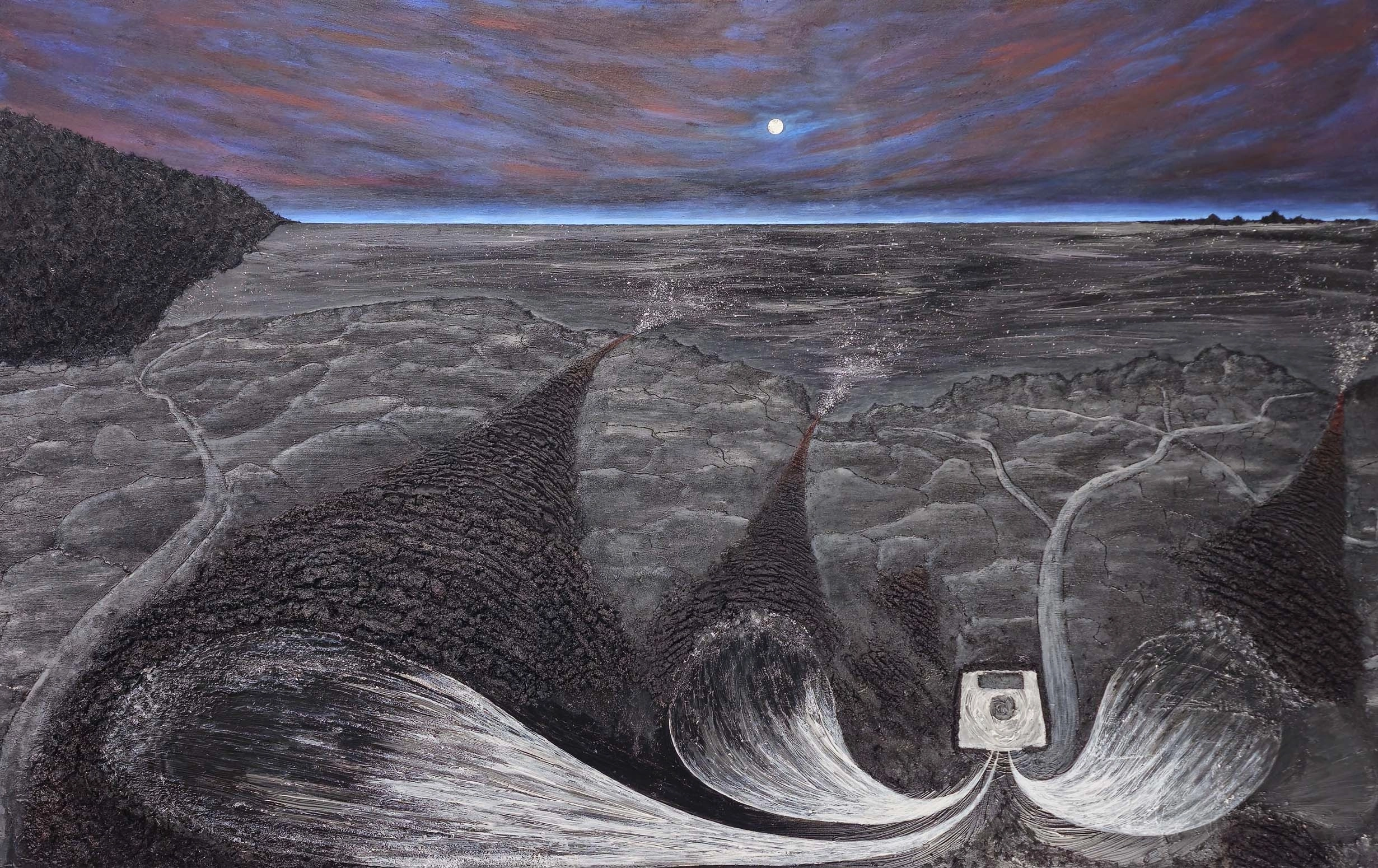 1949년 1월 17일 북촌리에서 군·경 토벌대에 의해 마을 주민 400여명이 한날 한시에 희생됐다. 오명식 작가의 ‘북촌리 윤슬’. 오명식 작가 제공