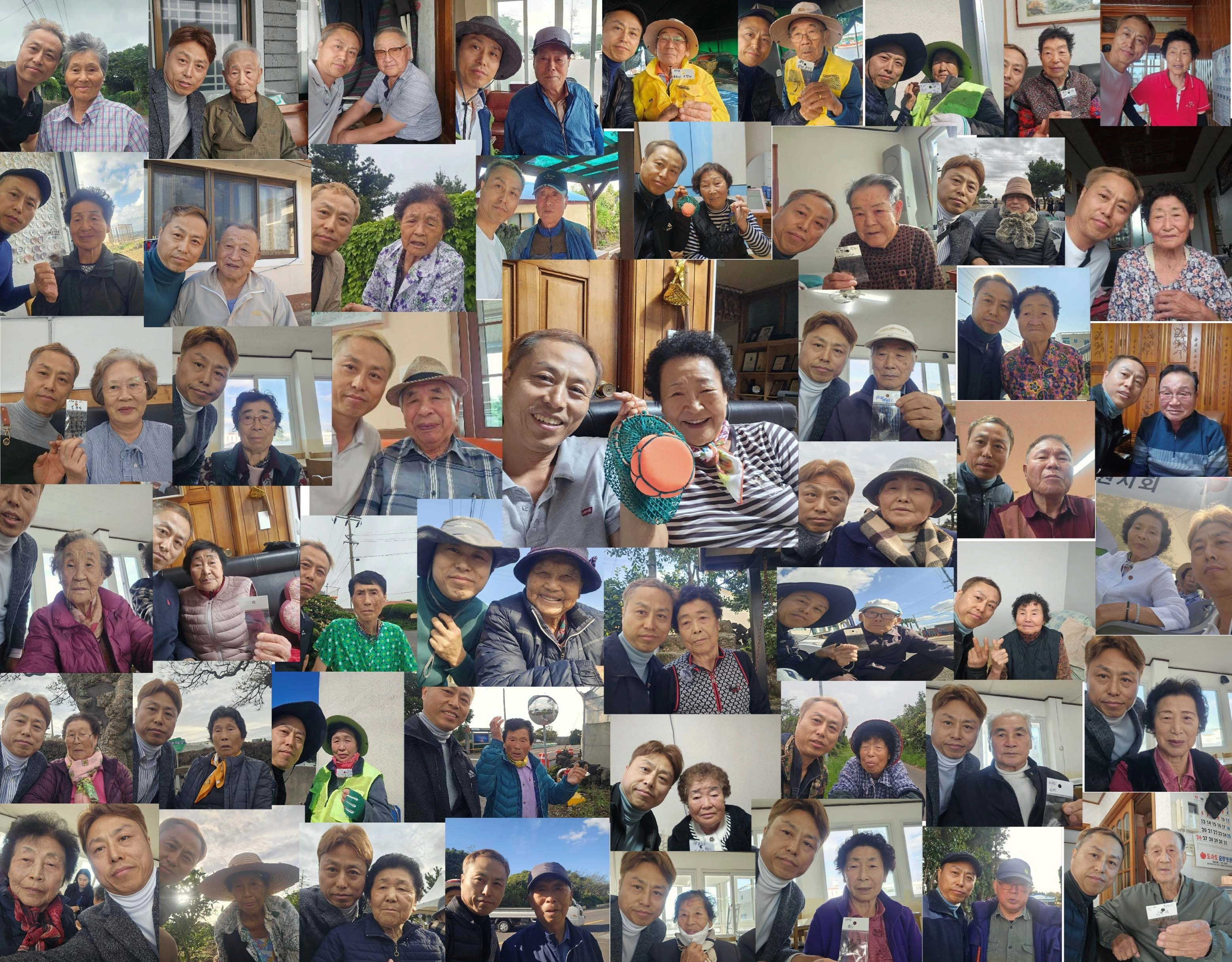 오명식 작가는 4·3의 아픔 겪은 가시리마을 어르신들 찾아 영상과 그림을 남겼다. 오명식 작가 제공