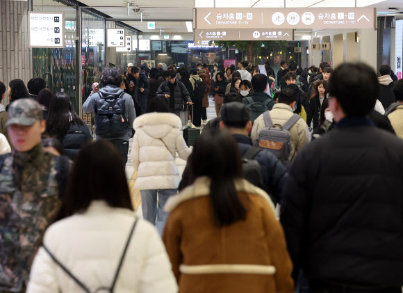 고속버스터미널 상황은?