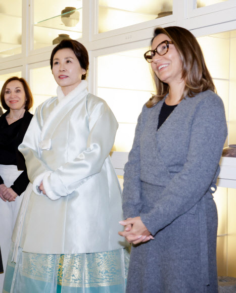 김혜경 여사, 브라질 영부인과 파주 국립민속박물관 방문