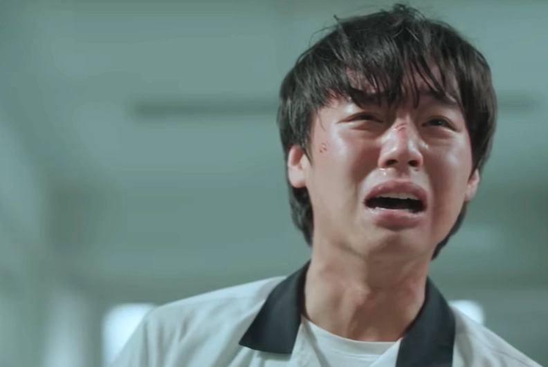 배우 박지훈. 웨이브 오리지널 시리즈 ‘약한영웅 Class 1’ 예고편 캡처