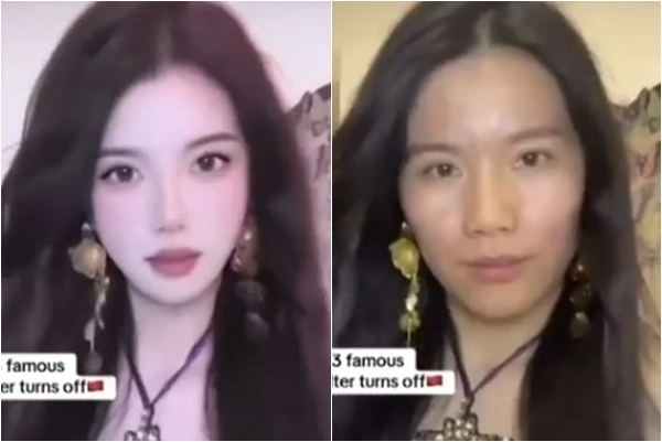 중국의 한 뷰티 인플루언서가 라이브 방송 중 얼굴 필터가 갑자기 해제되는 오류로 인해 수만명의 팔로워를 잃었다는 소식이 전해졌다. SNS 캡처
