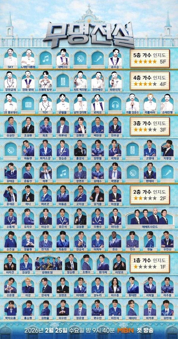 MBN ‘무명전설’ 포스터