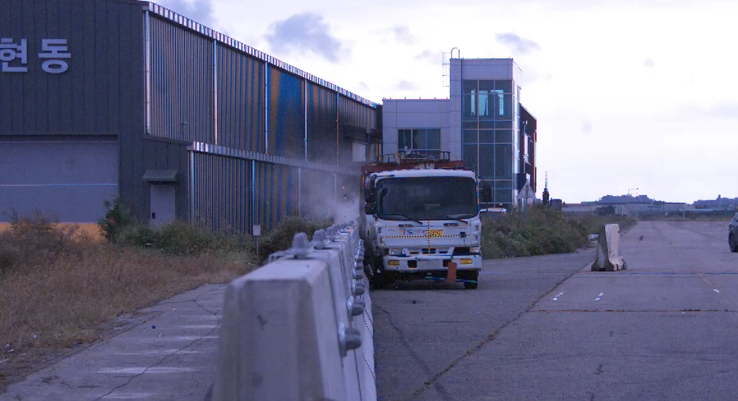 한국TS교통안전공단 충돌 테스트 SB3 통과 사진