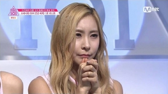 사진= Mnet ‘프로듀스101’ 캡처