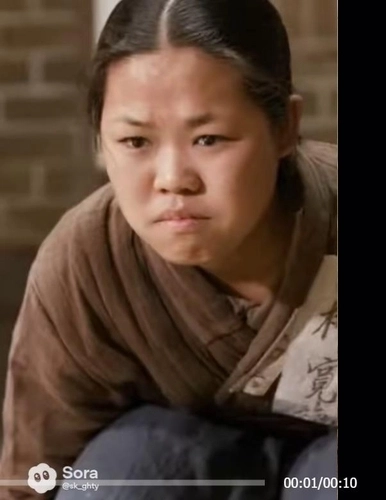 유관순 열사를 희화화한 AI 생성 영상. 틱톡 캡처