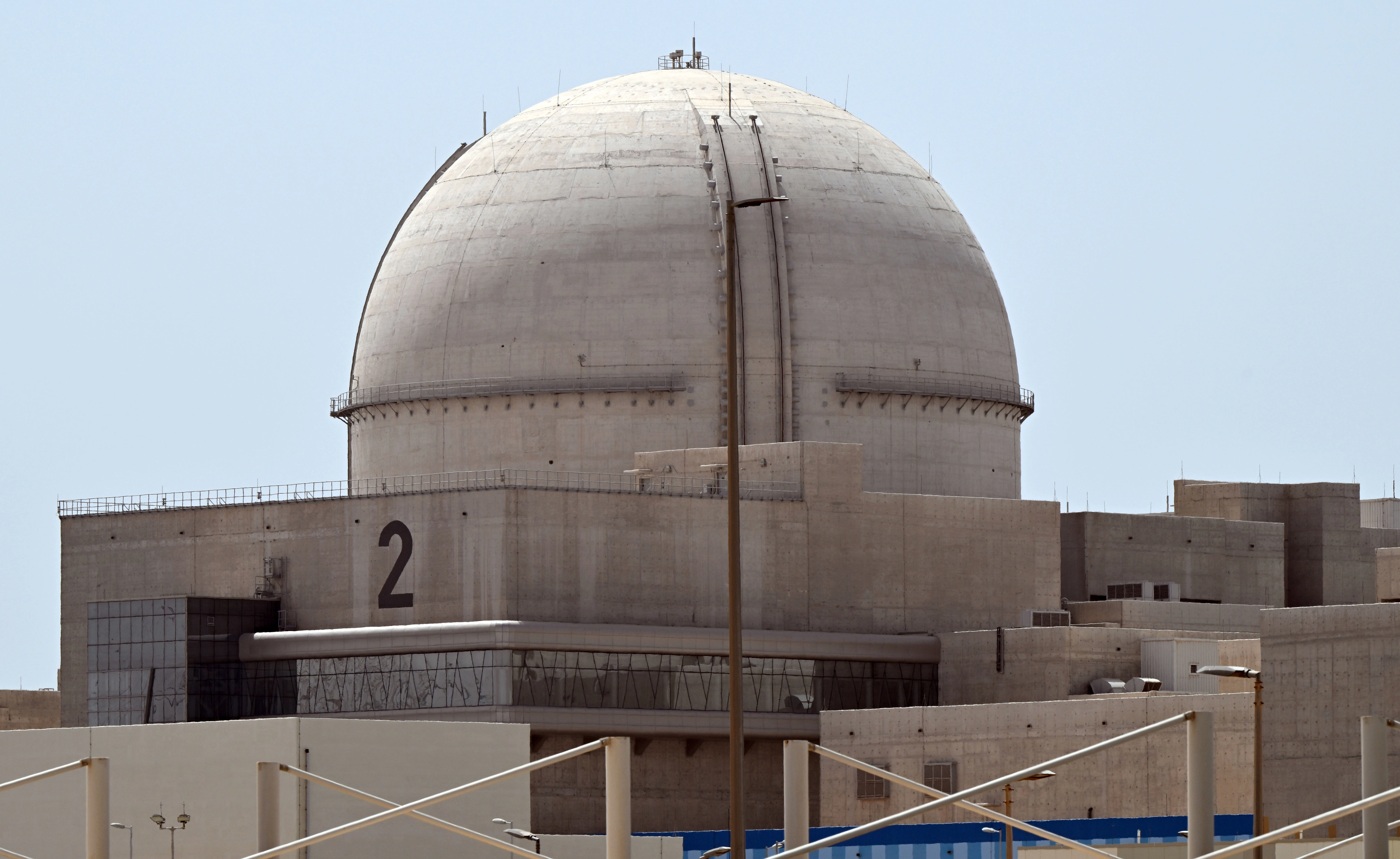 13일 UAE 바라카지역에 건설된 바라카원전의 모습. 2023.6.13 박지환기자