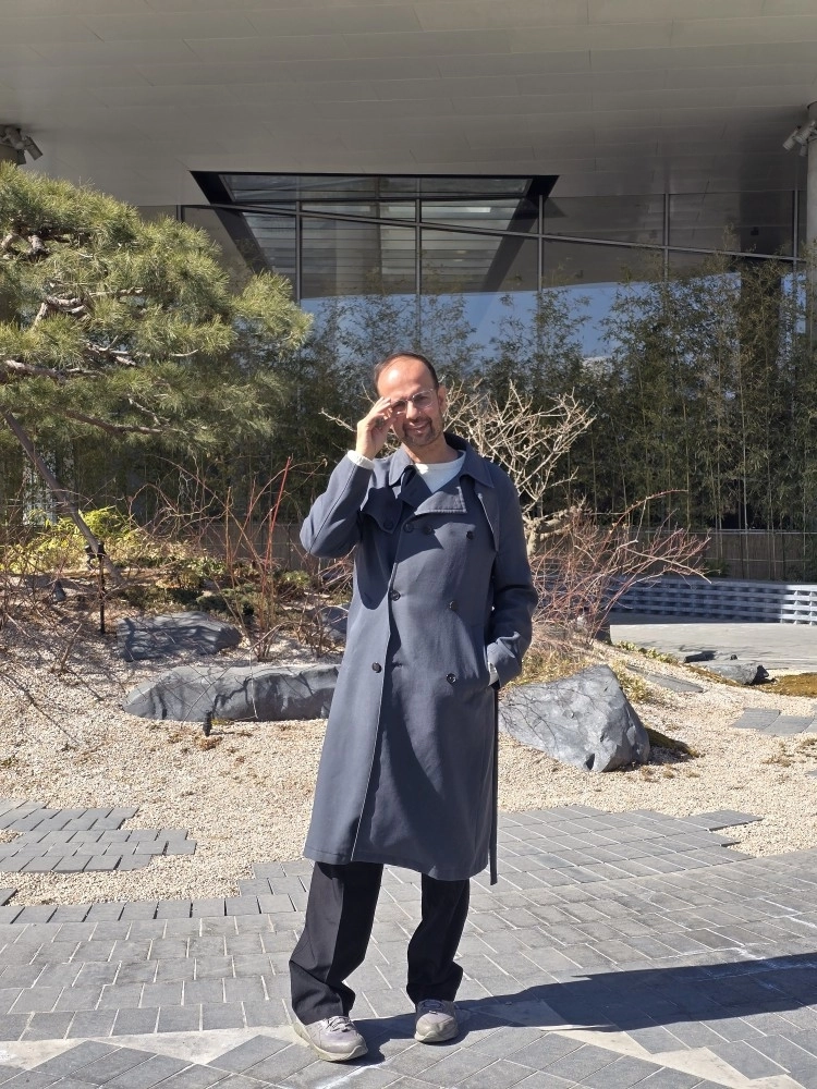 리움미술관 정원에서 만난 티노 세갈.
윤수경 기자