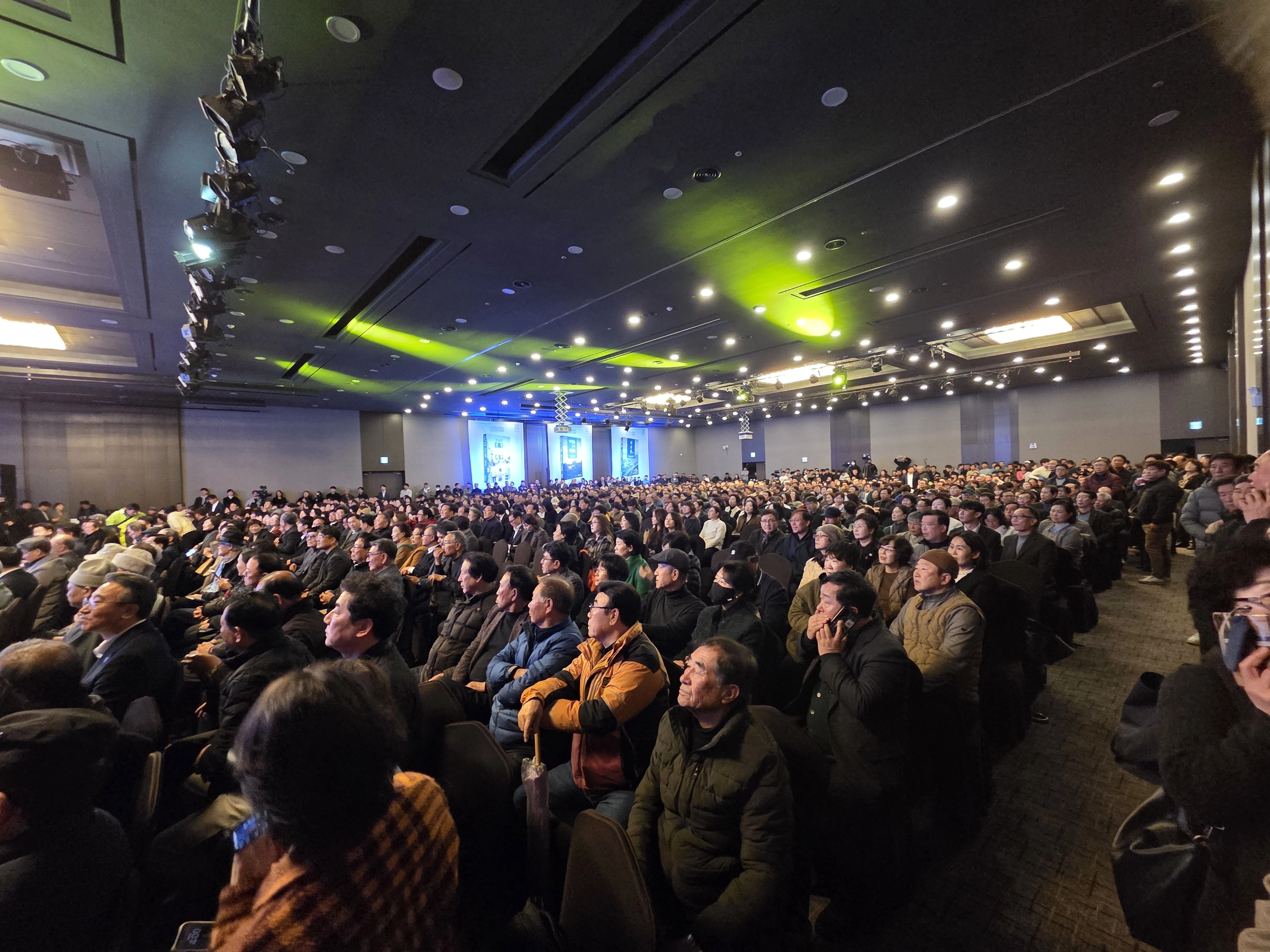 2일 오영훈 지사의 북콘서트 현장. 독자 제공