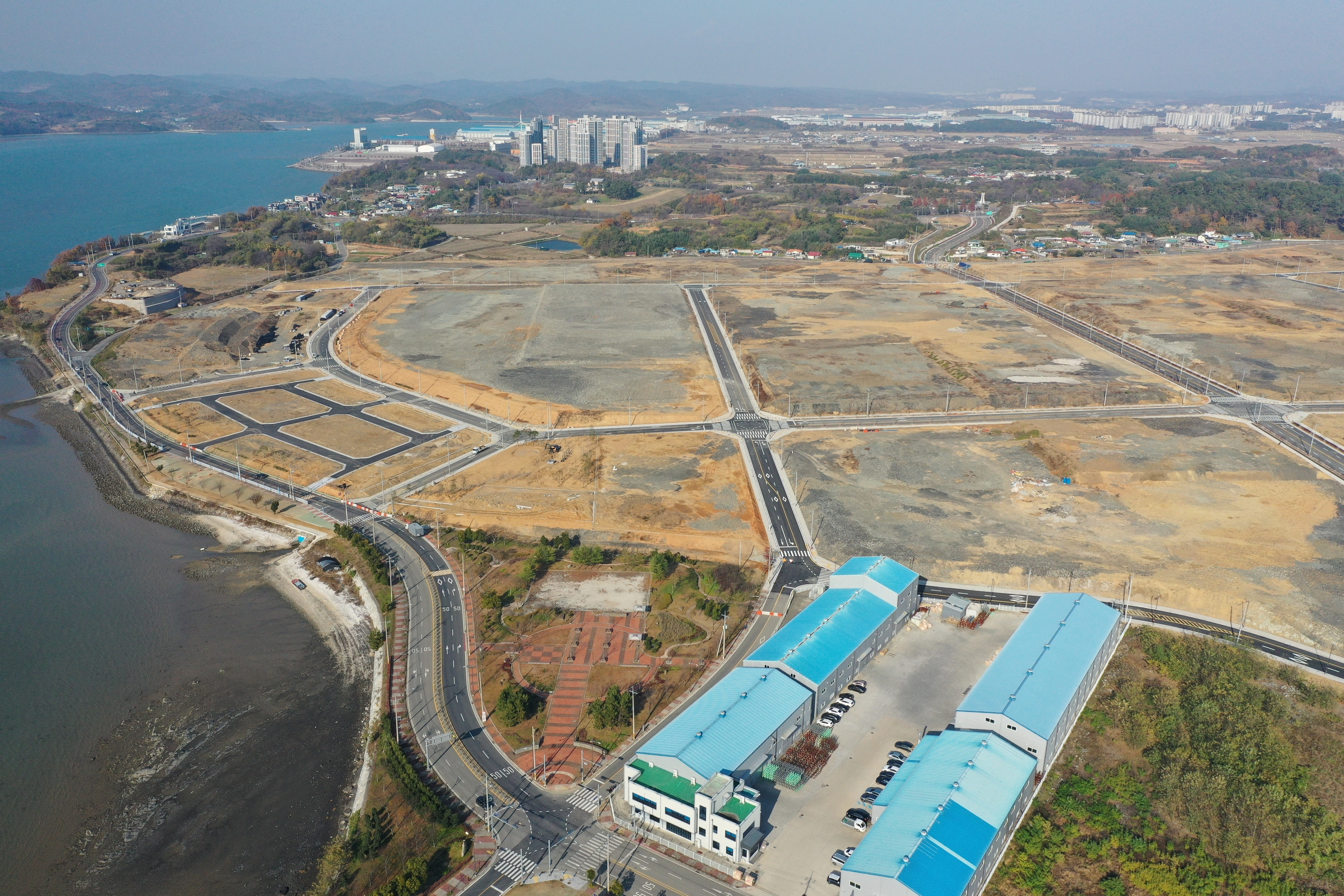 우주항공청 신청사가 들어설 경남항공국가산단 사천지구 전경. 경남도지사 선거에서 우주항공산업을 중심으로 한 서부경남 발전 전략은 주요 의제로 떠올랐다. 서울신문DB