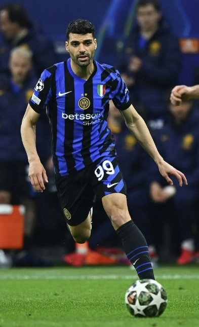 이탈리아 세리에A 인터밀란에서 뛰던 메흐디 타레미. 자료 : 메흐디 타레미 인스타그램