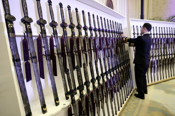 준장 진급자에게 수여될 삼정검