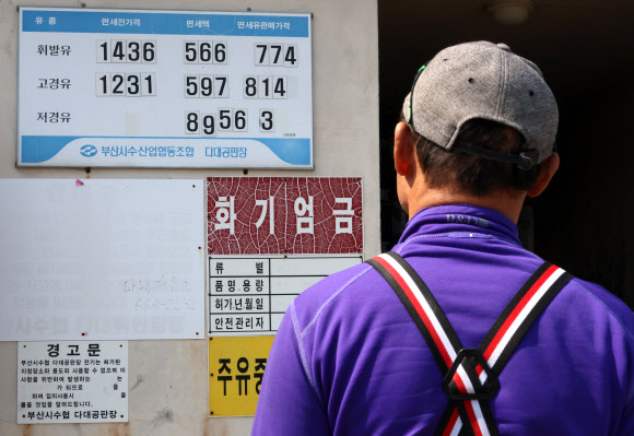 유가 걱정 앞서는 어민