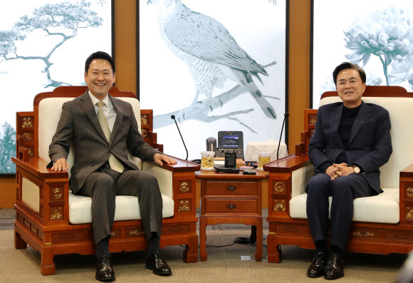 충남서 만난 장동혁ㆍ김태흠