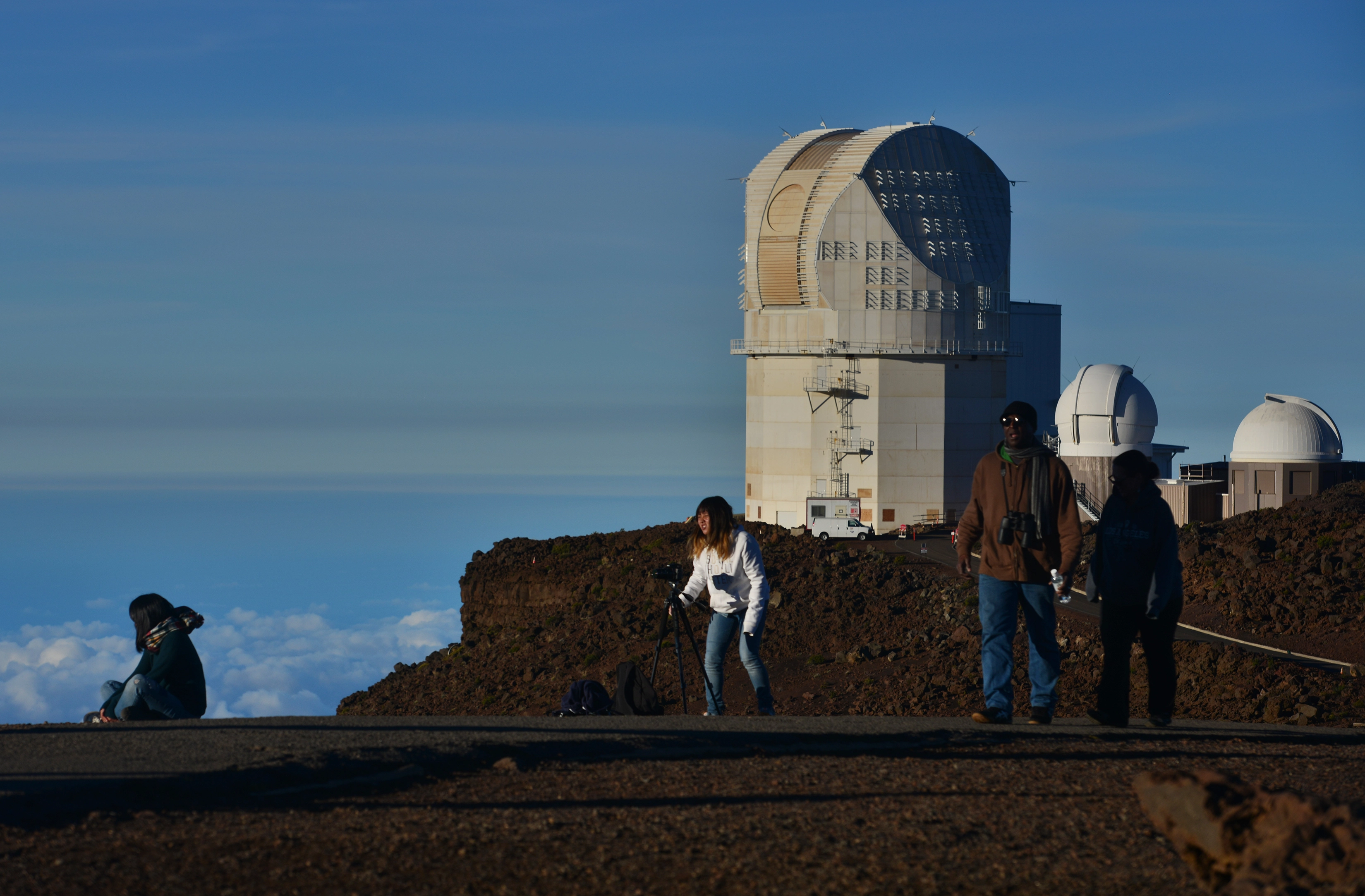 할레아칼라에 있는 미 항공우주국(NASA) 천문대.