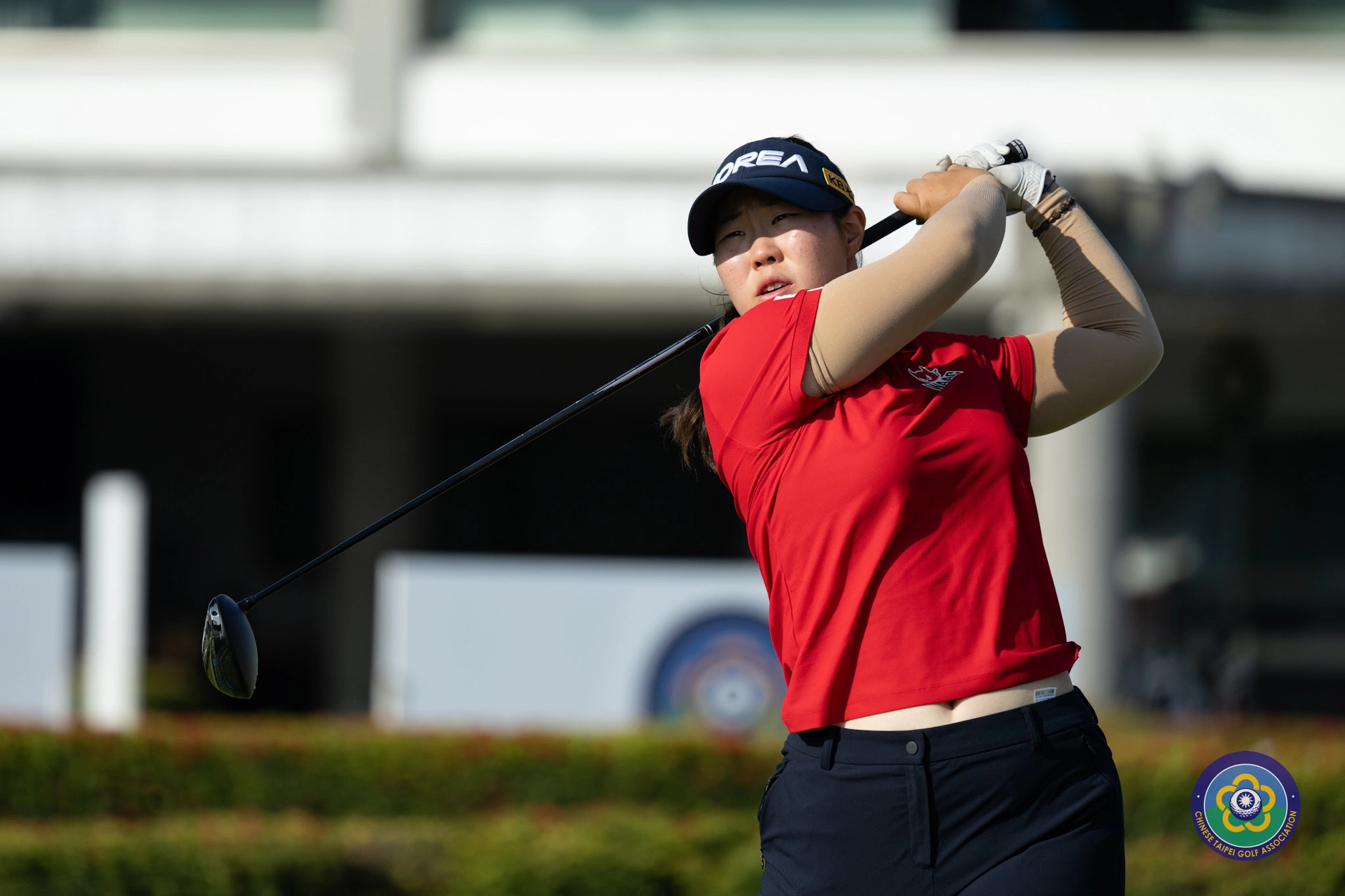박서진의 드라이버 스윙. 대한골프협회 제공.