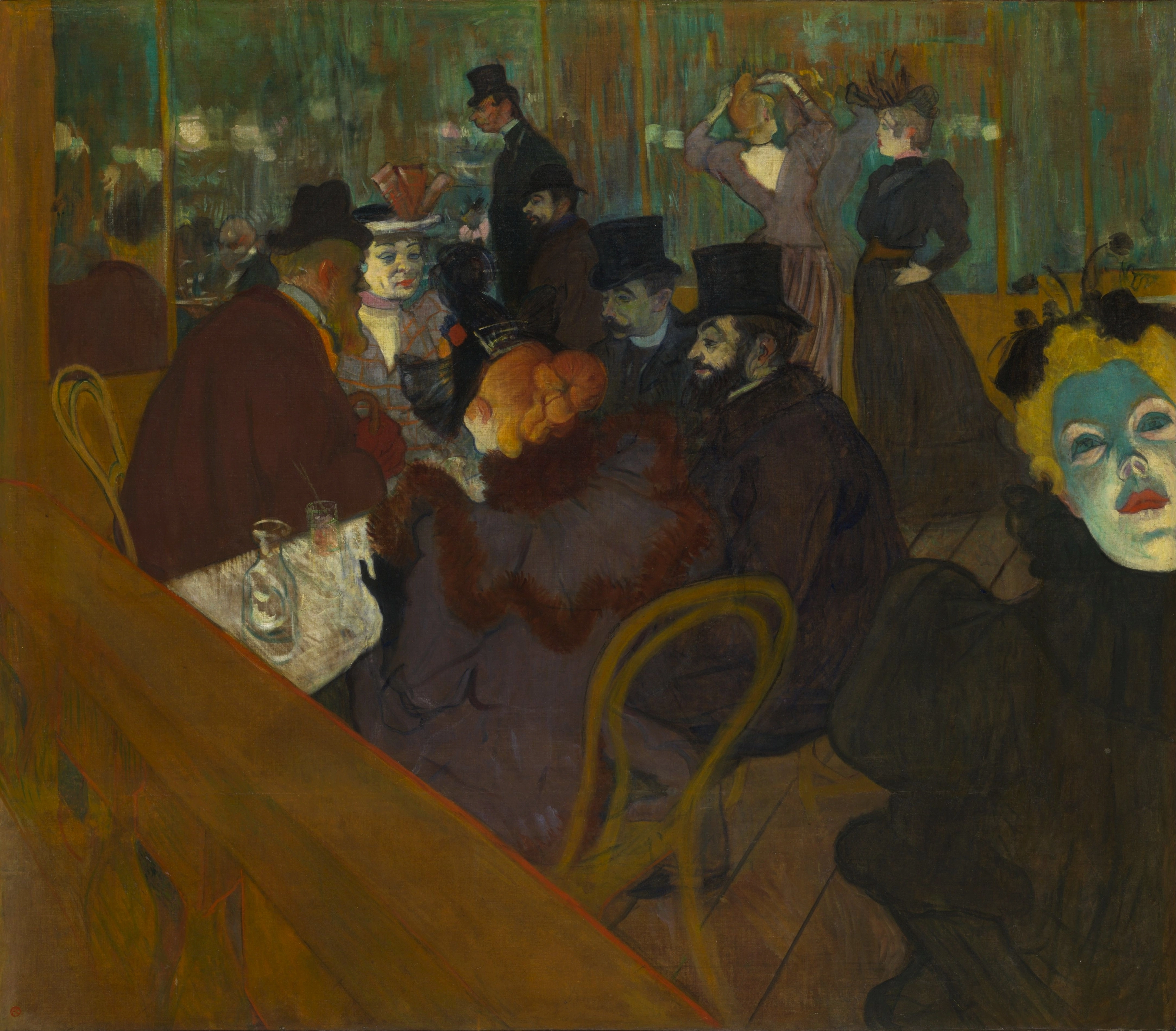 ‘물랭루주에서’, 1892~1895, 시카고 아트 인스티튜트