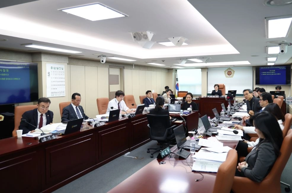 서울시의회 서울교통공사 사장후보자 인사청문 특별위원회 회의 전경