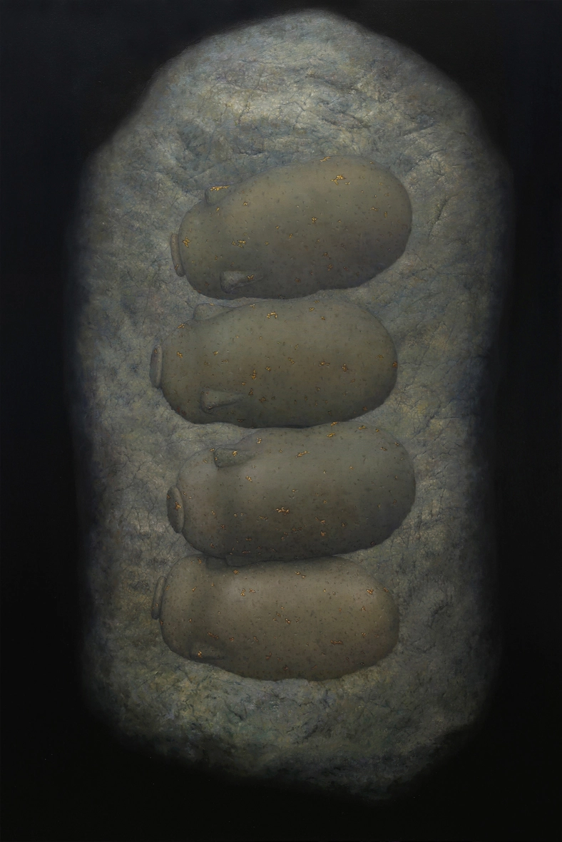 사물의 등치2   2025   oil on canvas   145.5×97cm (1).