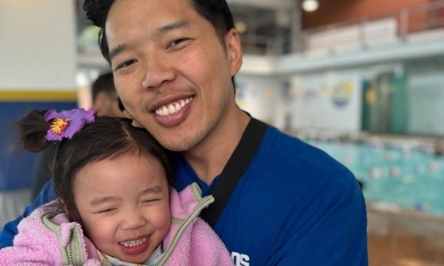 알렉스 듀옹과 그의 딸. SNS 캡처