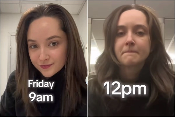 “사무실 공기 때문에 외모가 망가진다”는 주장이 소셜미디어를 중심으로 확산되며 직장인들의 공감을 얻고 있다. 틱톡(@noadonlan) 캡처