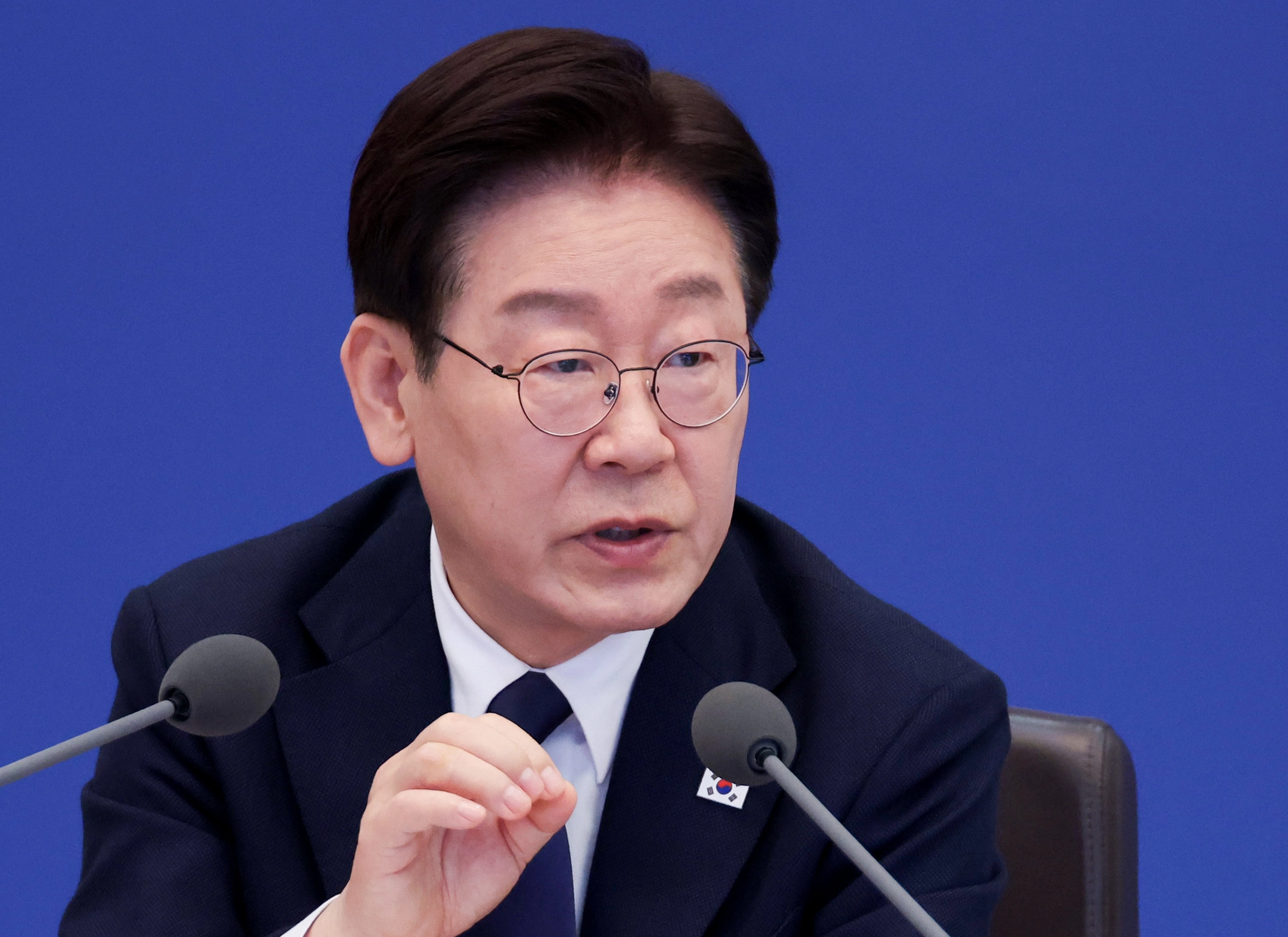 이재명 대통령이 31일 청와대에서 열린 국무회의에서 발언하고 있다. 연합뉴스 2026.3.31
