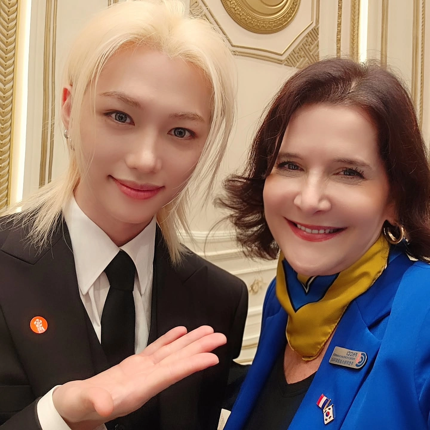 그룹 스트레이키즈 필릭스와 이다도시. 이다도시 인스타그램