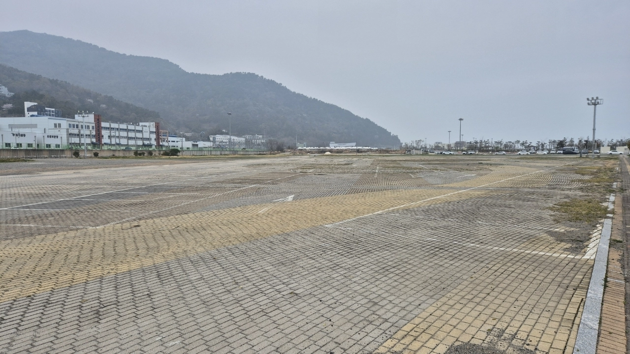 행사 기간 주차장으로 쓰일 부지.
여수시 제공