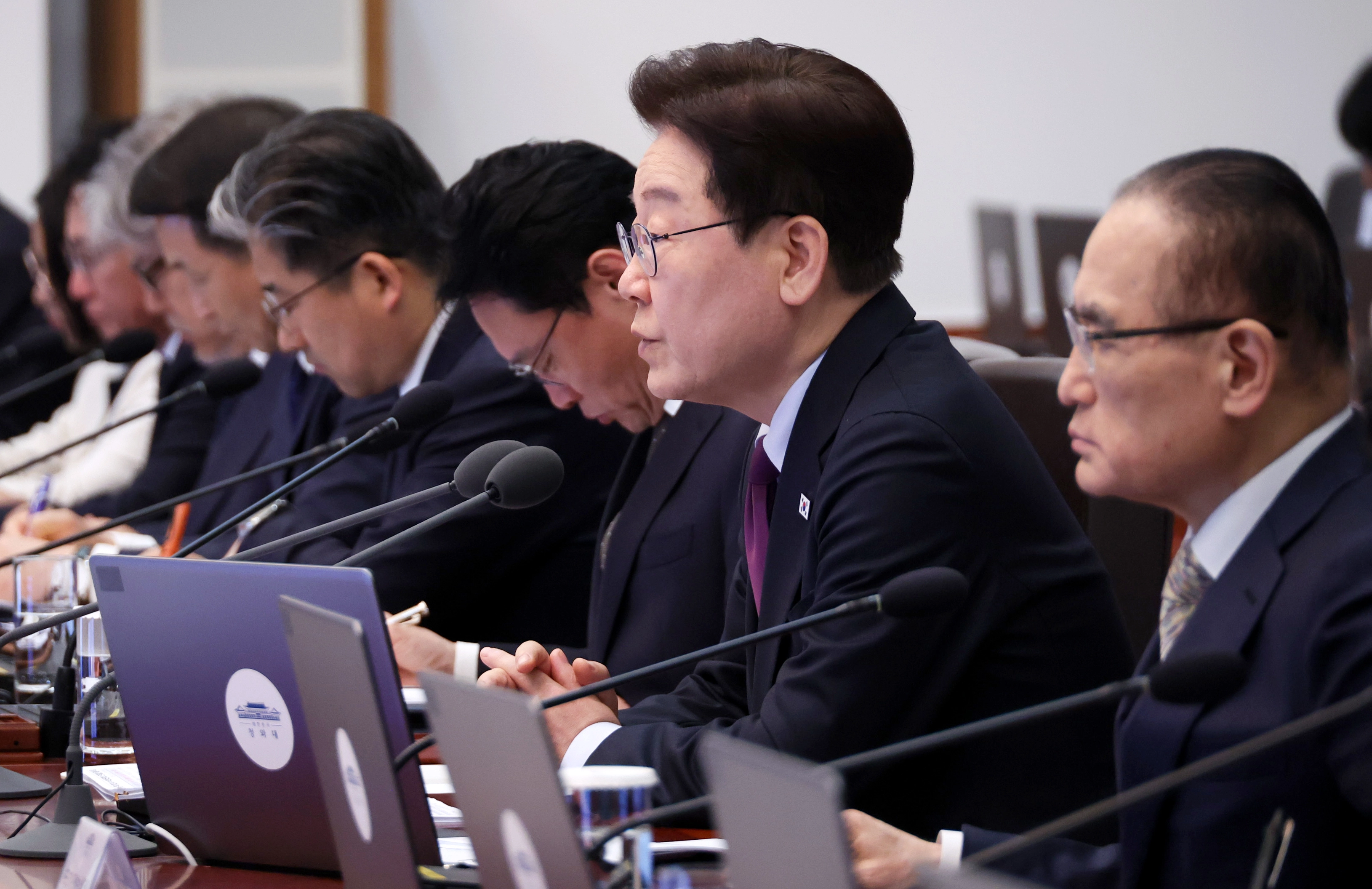 이재명 대통령이 9일 청와대에서 수석보좌관회의를 주재하고 있다. 2026.4.9 연합뉴스