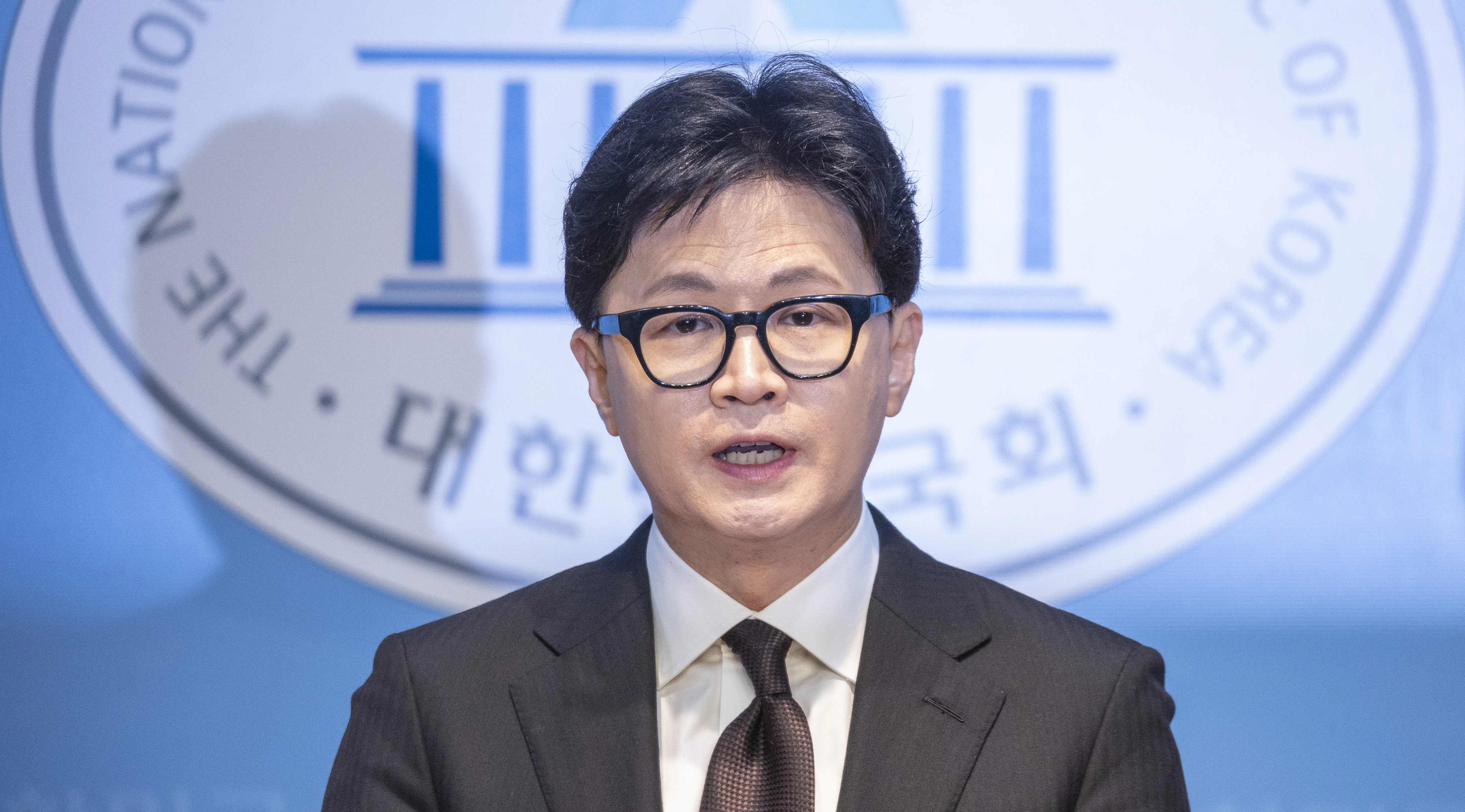 국민의힘에서 제명된 한동훈 전 대표가 29일 국회 소통관에서 기자회견을 하고 있다. 2026.1.29 연합뉴스