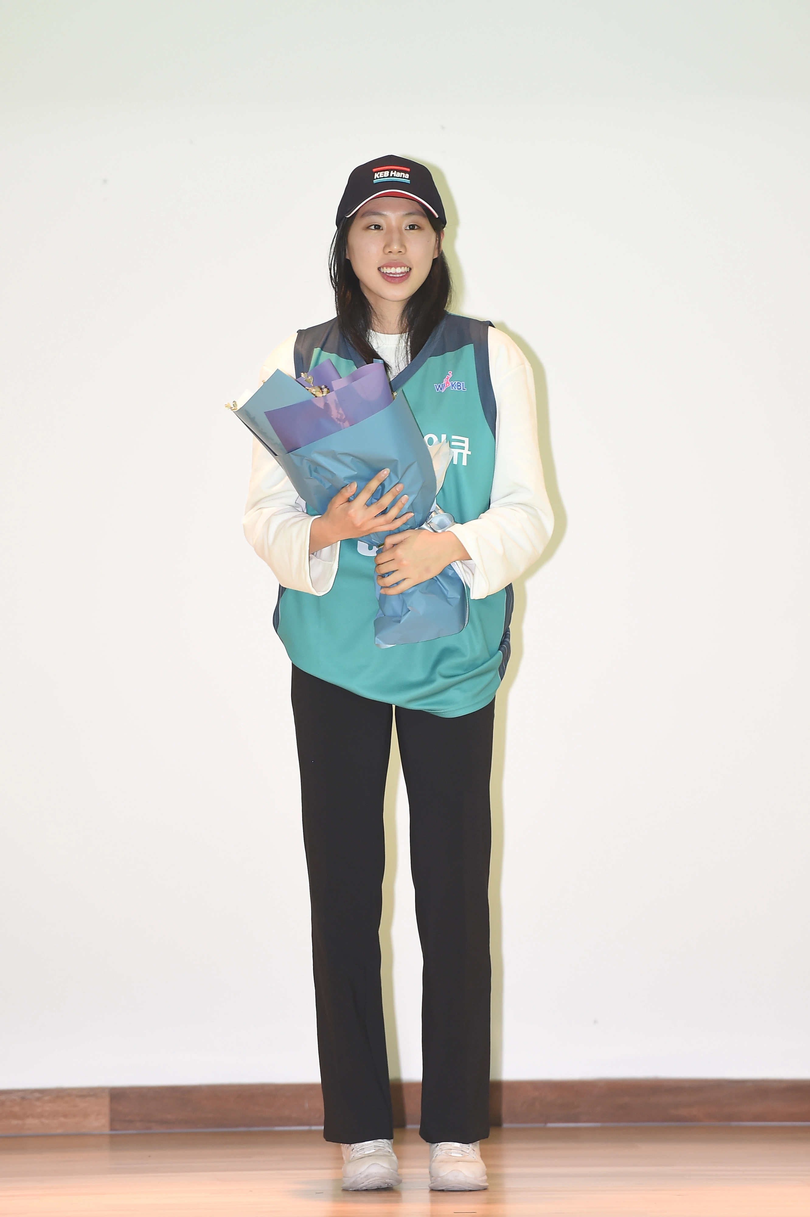 2019~20 WKBL 신입선수 선발회에서 하나원큐(현 하나은행)에 지명된 강유림. 2020.1.9 WKBL 제공