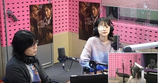 SBS 파워FM ‘박하선의 씨네타운’에 출연한 김지훈 감독, 배우 천우희. SBS 캡처