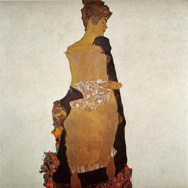 ‘게르티 실레의 초상’(1909), 뉴욕 현대미술관 소장