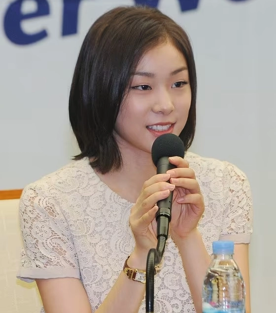 2013년 단발머리로 변신한 김연아.
뉴스1