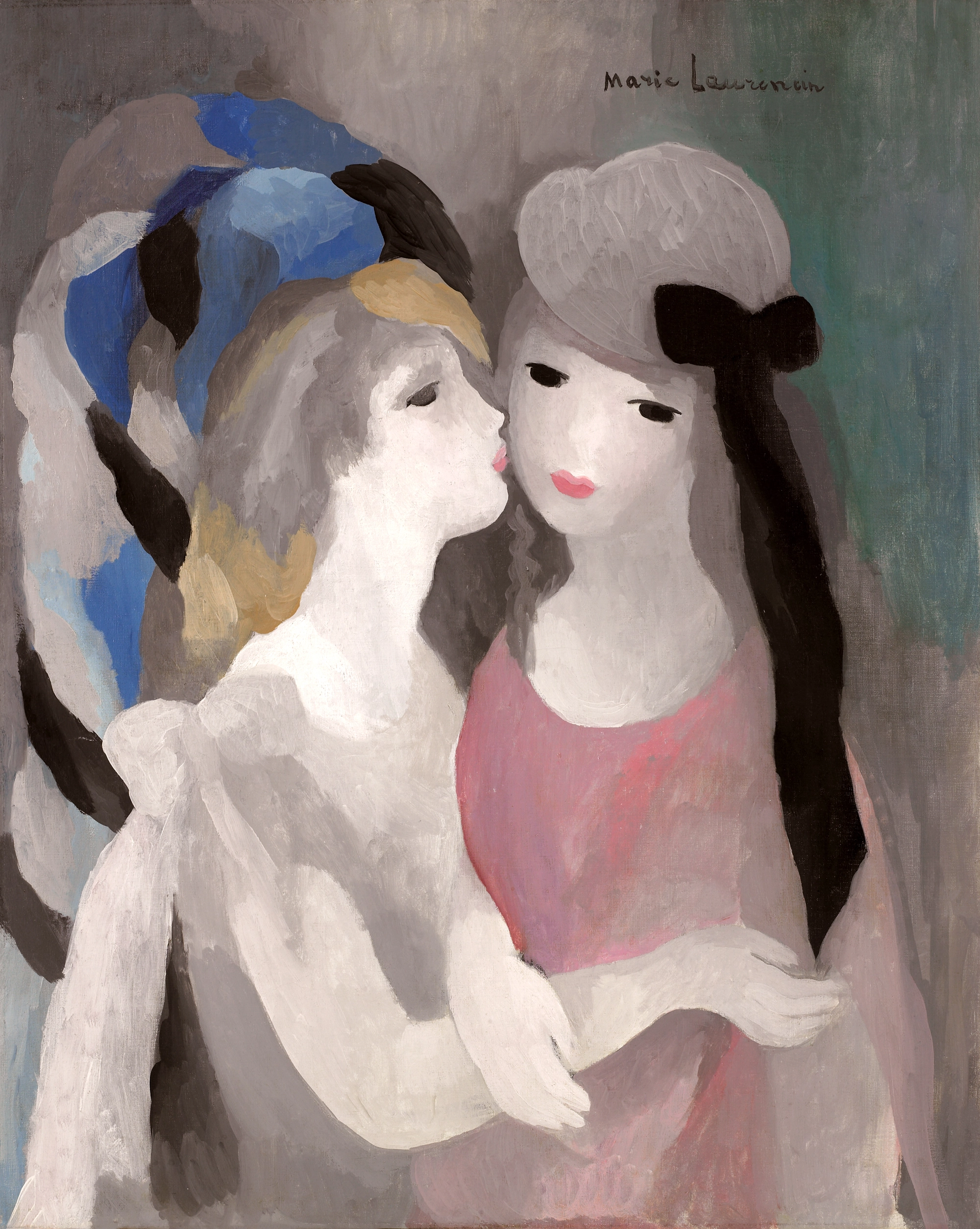 키스,  1927년, 캔버스에 유채, 81.2x65.1㎝. 사진: 마이아트뮤지엄 제공.