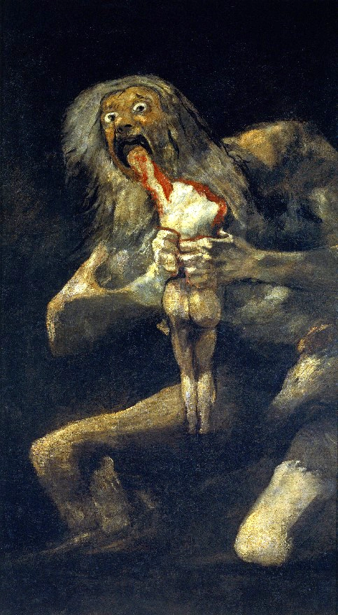 아들을 잡아먹는 사투르누스(Saturn Devouring His Son), c. 1820~1823. 사진: UNC 제공.