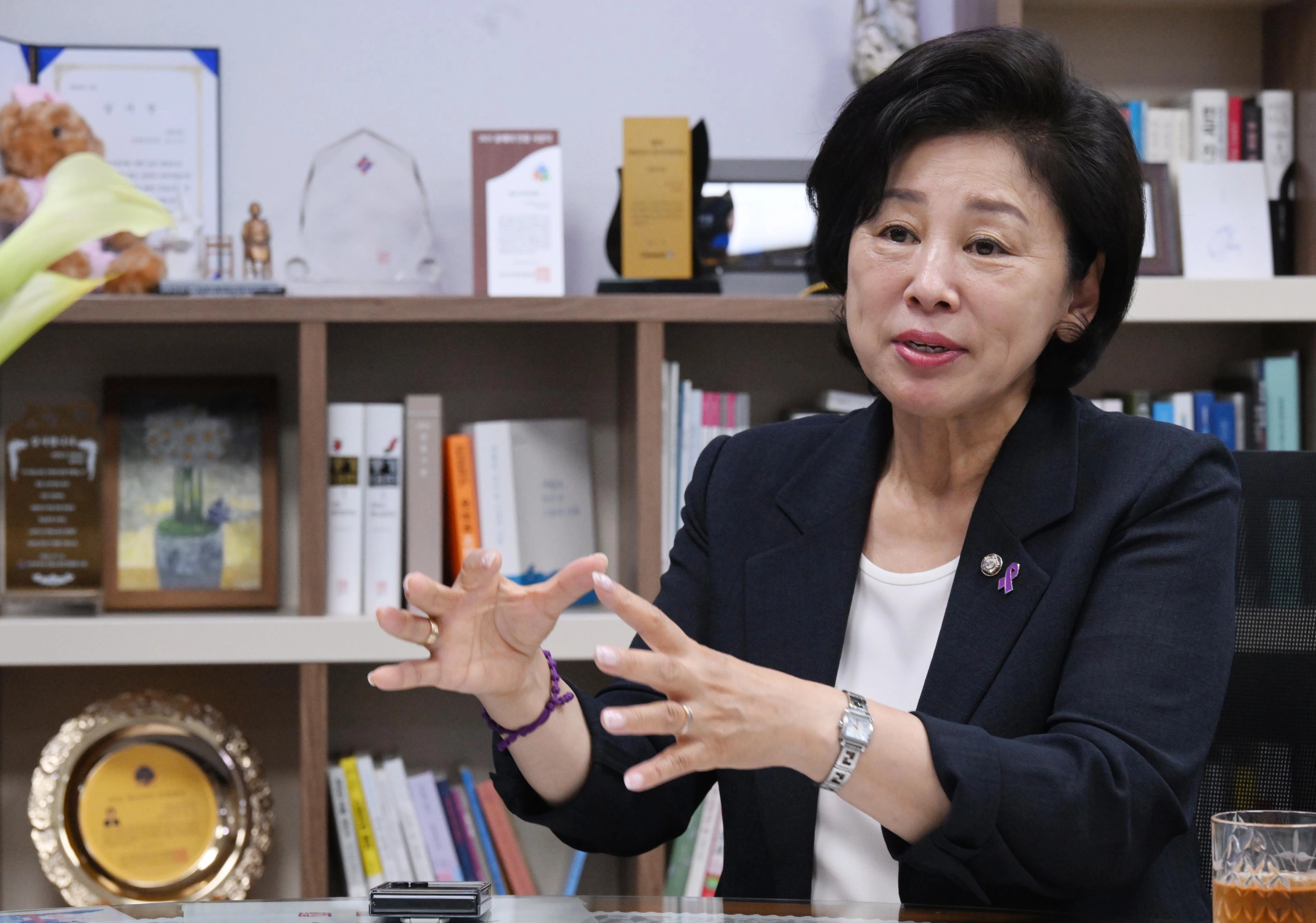 22대 후반기 국회 부의장에 도전하는 남인순 더불어민주당 의원