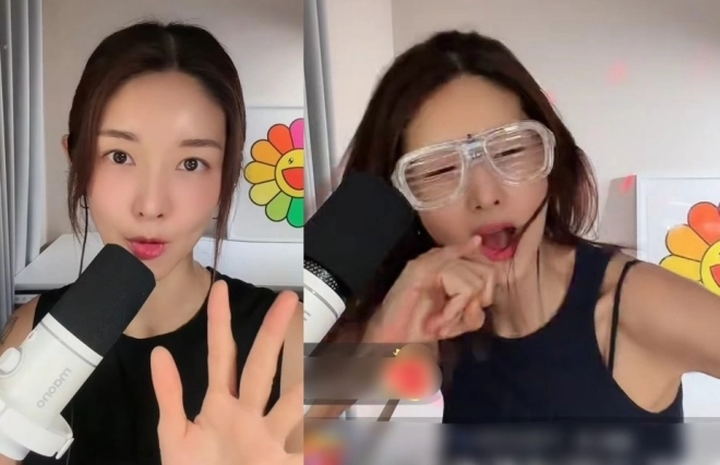 김빈우 틱톡 캡처