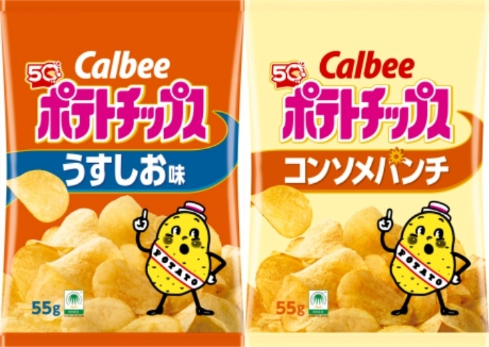 가루비(Calbee) ‘포테토칩’의 기존 포장지. 가루비 홈페이지 캡처