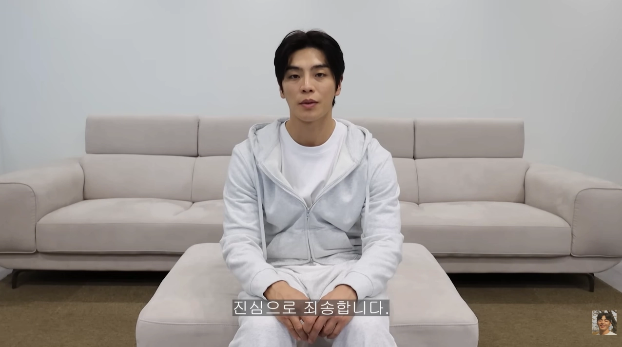 음주운전을 하다 적발돼 물의를 빚은 인기 먹방 유튜버 상해기가 논란 약 8개월 만에 새 영상을 올려 사과했다. 유튜브 채널 ‘상해기’ 캡처