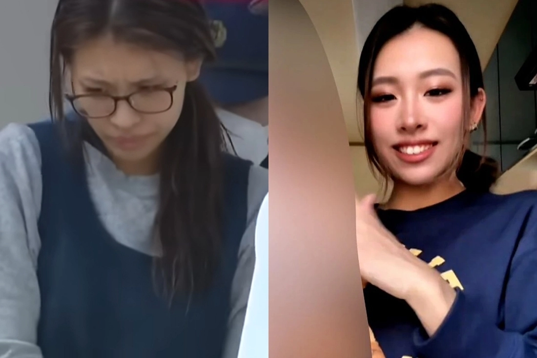 일본 도치기현 강도살인 사건을 지시한 혐의를 받는 다케마에 부부 중 다케마에 미유(25). 그는 평소 SNS 활동을 활발하게 한 것으로 전해졌다. 닛테레 유튜브 캡처