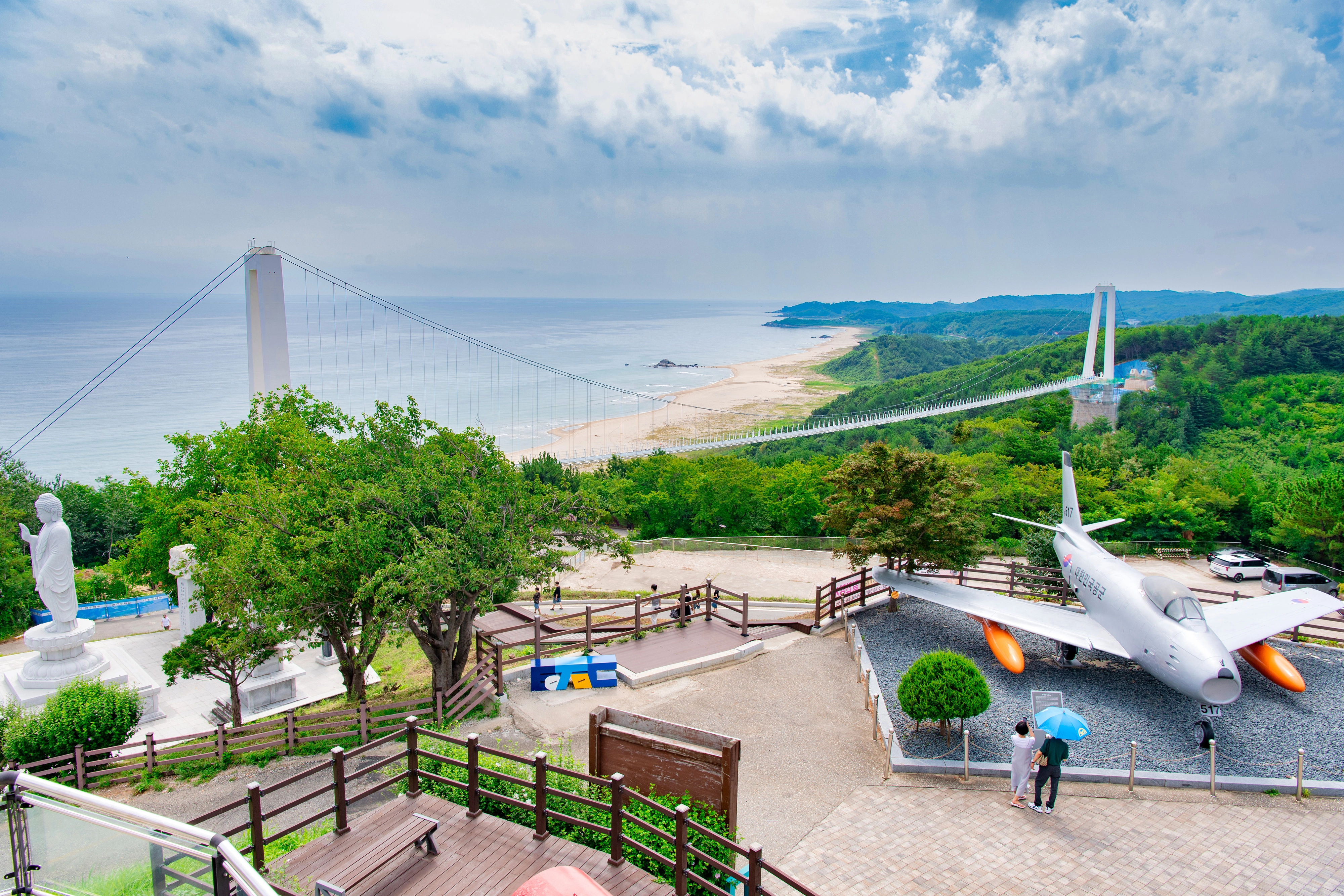 강원 고성군이 통일전망대에 조성 중인 DMZ 생태관찰 전망대. 고성군 제공