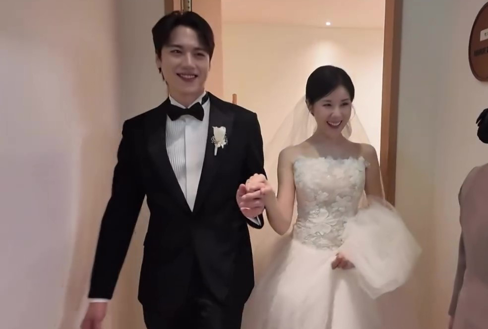 윤승우♥전재희 결혼식.
사진=연극 평론가 ‘박성원’ 인스타그램 캡처