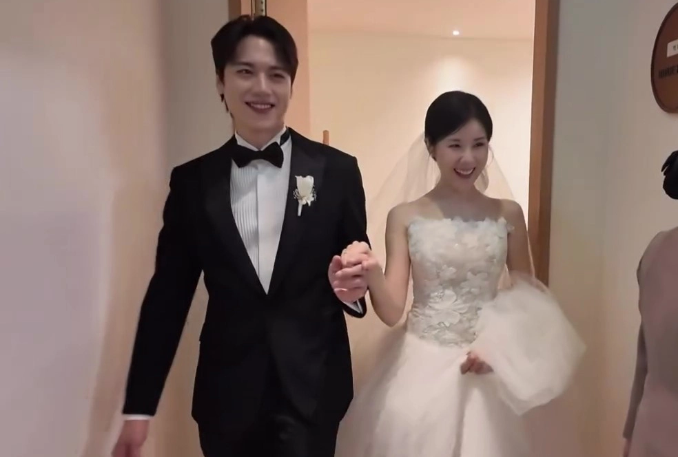 윤승우♥전재희 결혼식.
사진=연극 평론가 ‘박성원’ 인스타그램 캡처