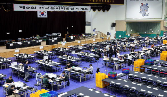서울선관위, 투표지 분류기 모의시험