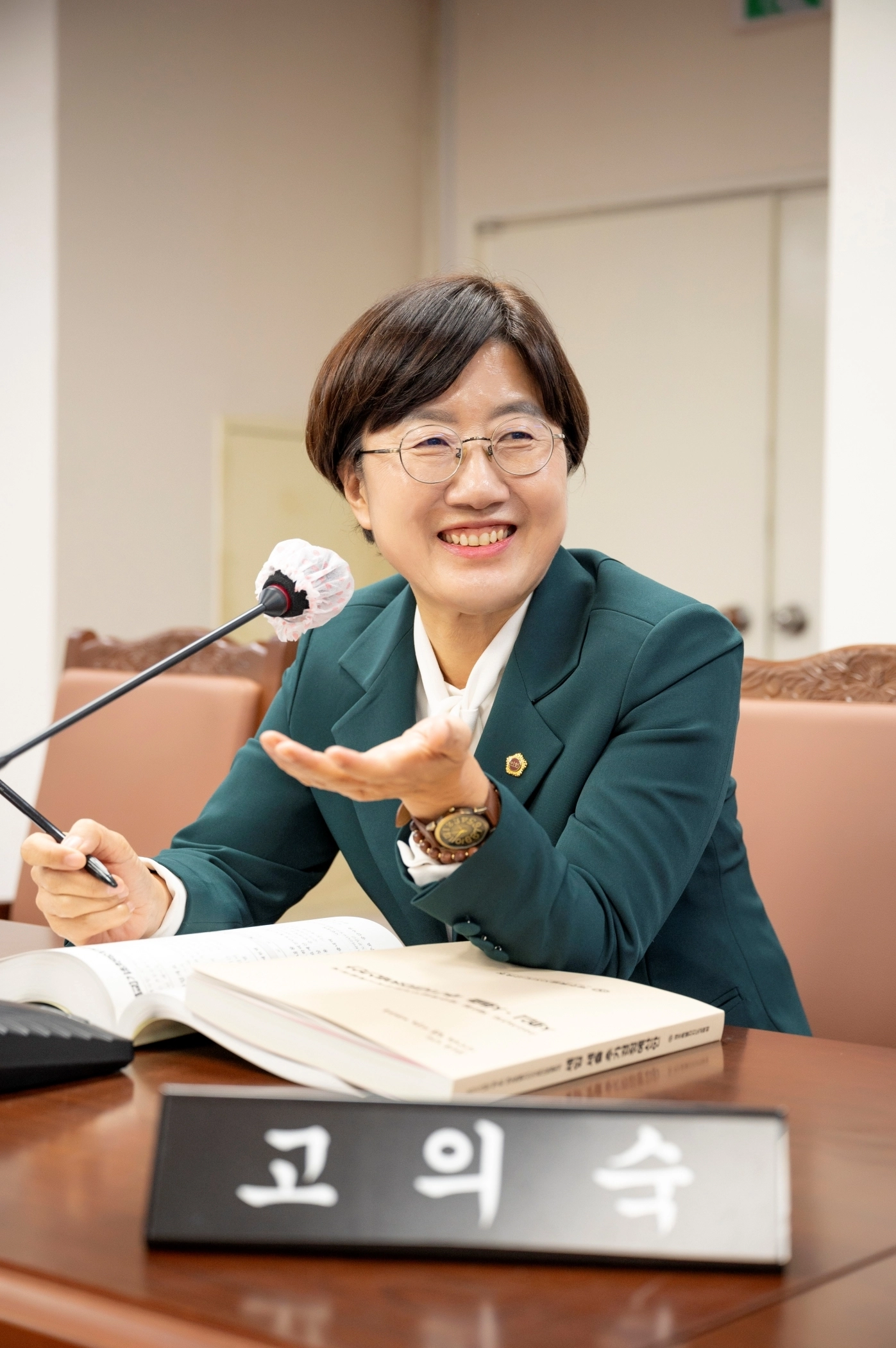 교육의원 시절 고의숙 제주교육감 당선인 모습. 당선인 선거캠프 제공