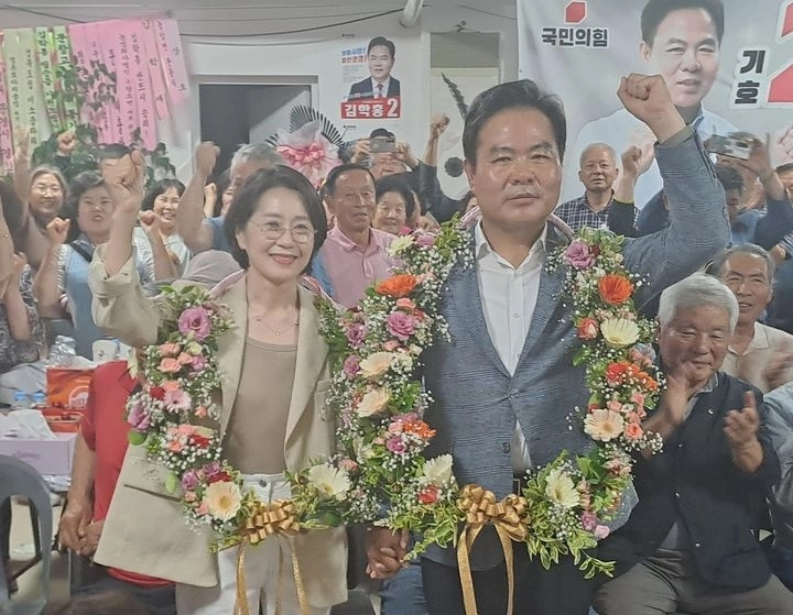 김학홍 문경시장 당선자.  김 당선자는 행정고시 출신으로 경북도부지사 등 중앙·지방 행정의 요직을 두루 거쳤다. 김 당선자측 제공