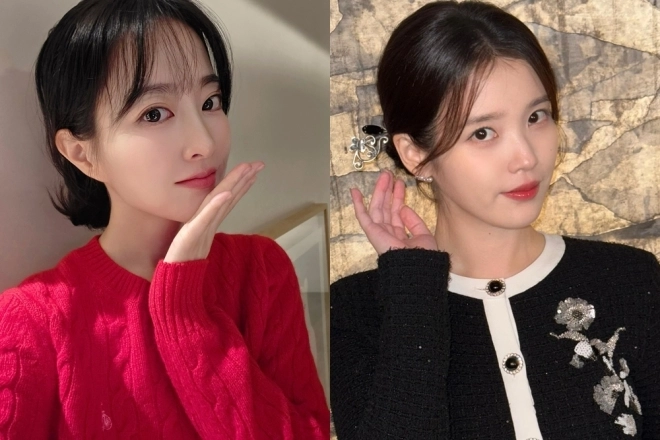 박보영, 아이유 SNS 캡처